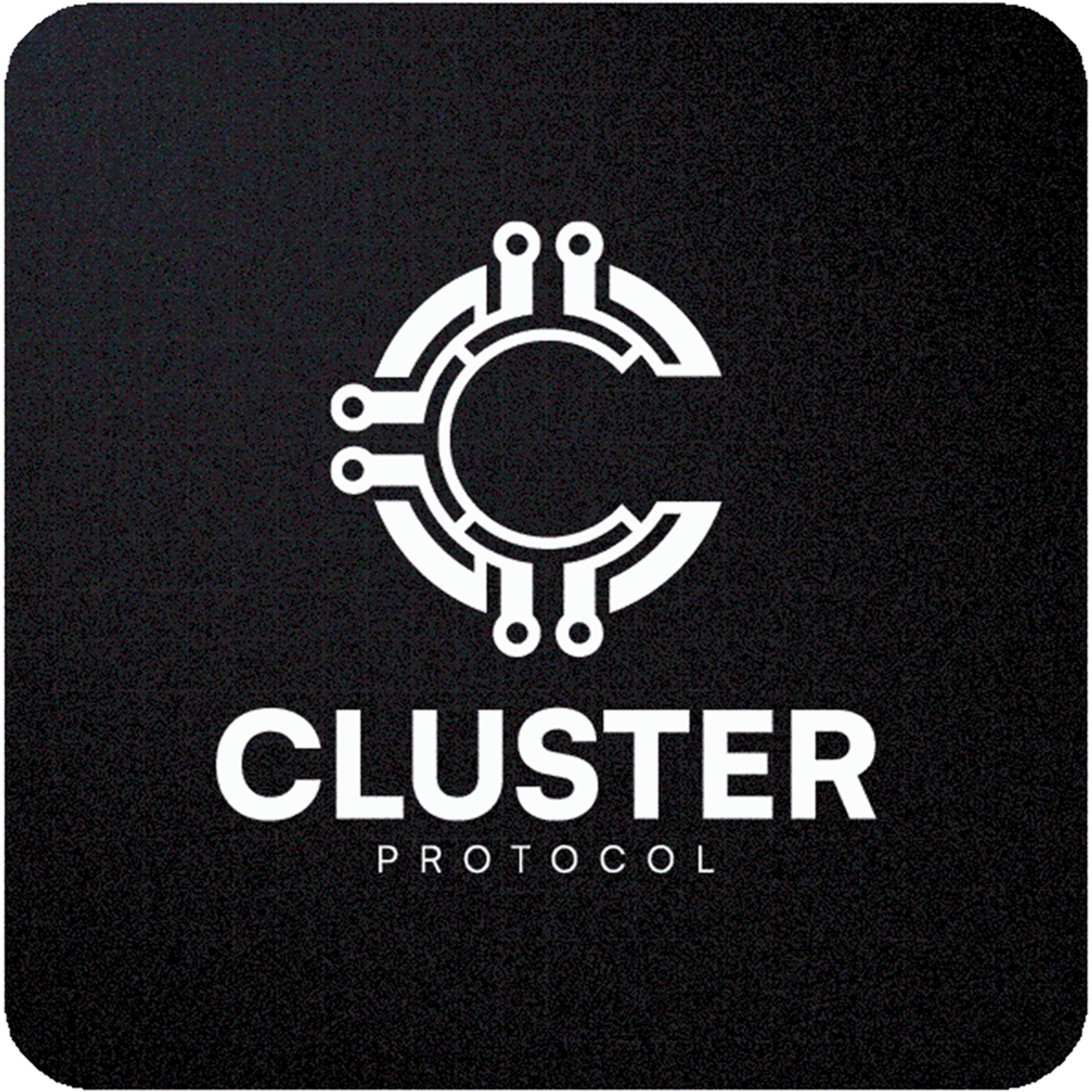 Cluster Protocol Black Logo